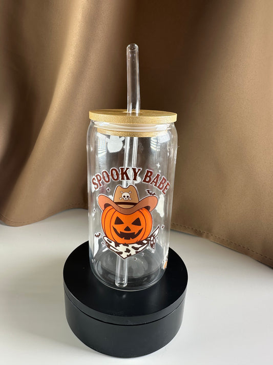 Premade 16oz Spooky Babe