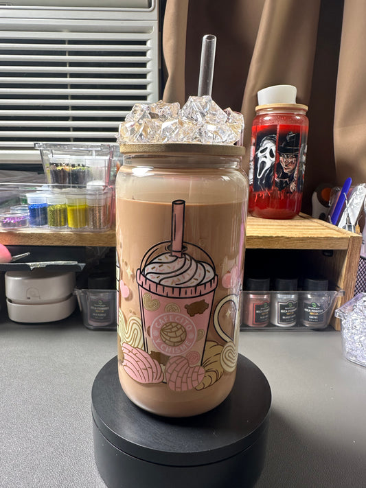 Premade 16oz Coffee Cup with Ice Lid