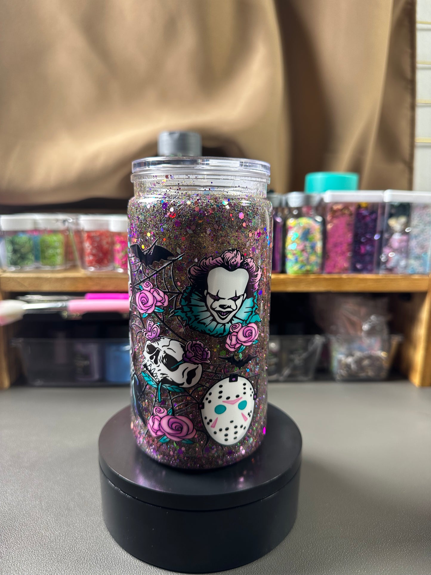 Premade 16oz Spooky Suspended