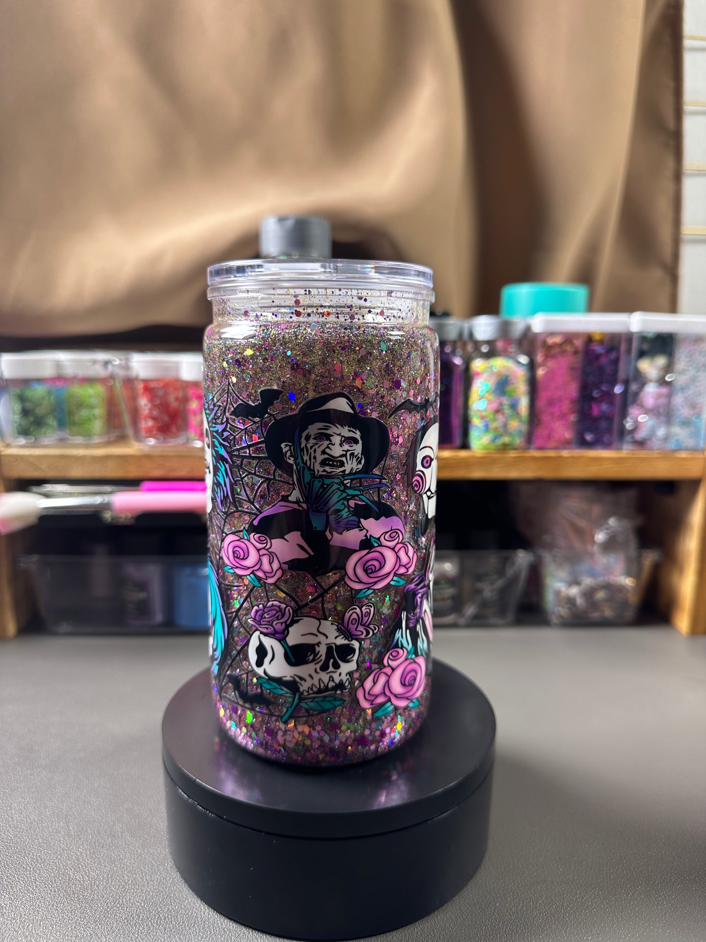 Premade 16oz Spooky Suspended
